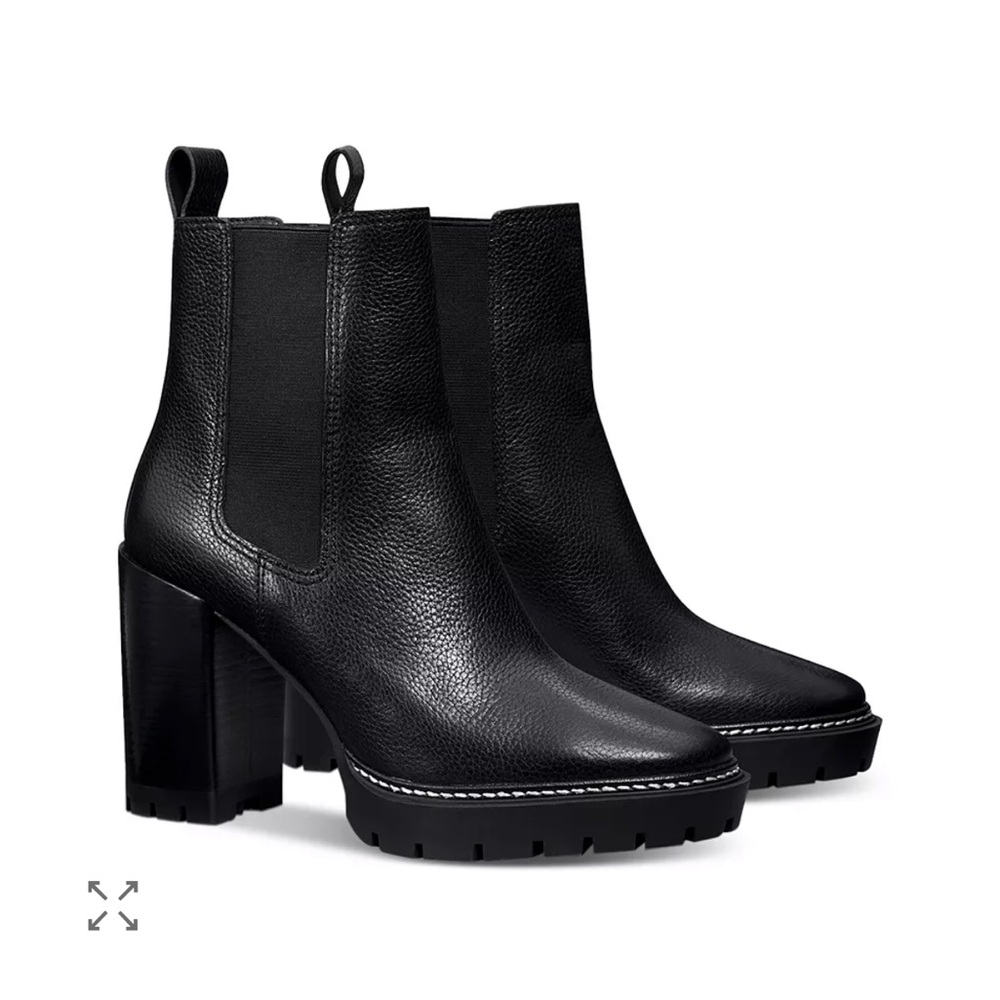 Tory Burch Carson Lug Sole High Heel Boot